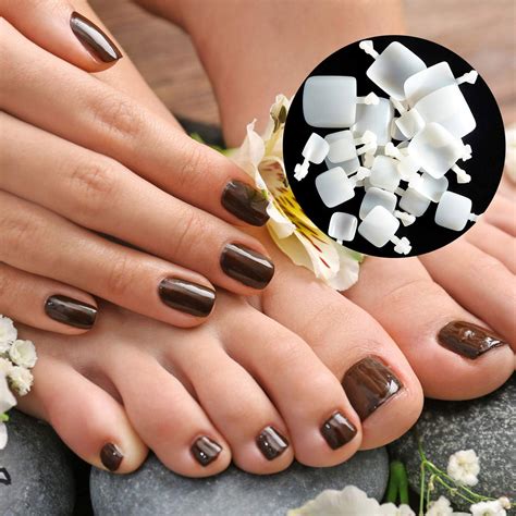 false toe nails full cover.